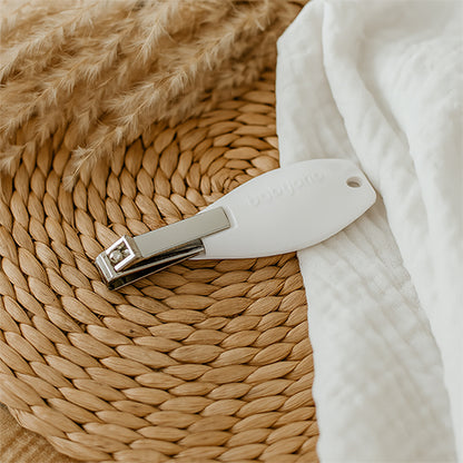 BabyOno 065/01 – Nagelknipper / Baby Nagelknipper – 0m+ – Ergonomisch – Veilig knippen – Wit