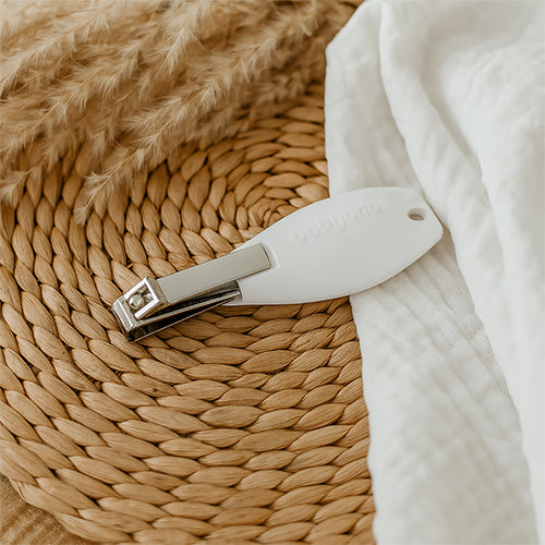 BabyOno 065/01 – Nagelknipper / Baby Nagelknipper – 0m+ – Ergonomisch – Veilig knippen – Wit