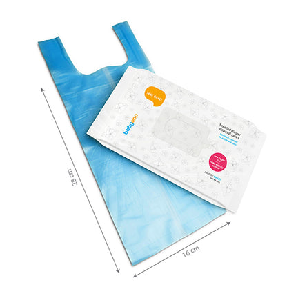 BabyOno 1052 – Geurige luierafvalzakjes – 100 stuks – Blauwe dispenser – Hygiënisch