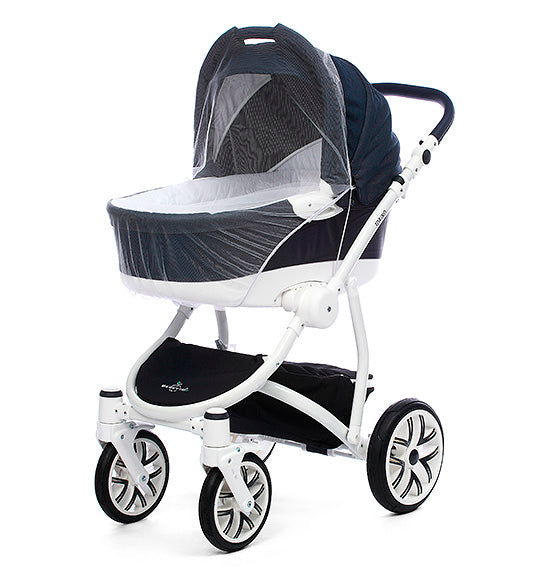 BabyOno 072 Mosquito Net HAPPY SUMMER – Universeel Muggennet voor Kinderwagen – Bescherming tegen Insecten – 0m+