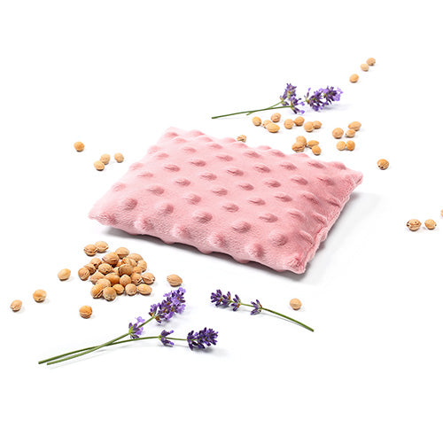 BabyOno 796/01 – Kersenpitkussen (Cherry Stone Pillow) – Minky Buitenhoes – Subtiel Roze – Warm & Koud – Medisch Hulpmiddel