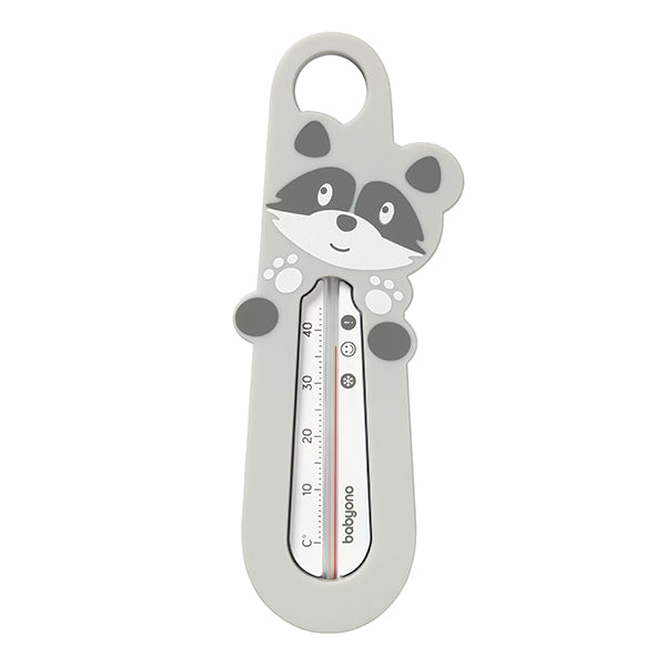 Badthermometer wasbeer grijs