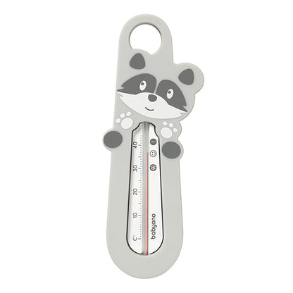 Badthermometer wasbeer grijs