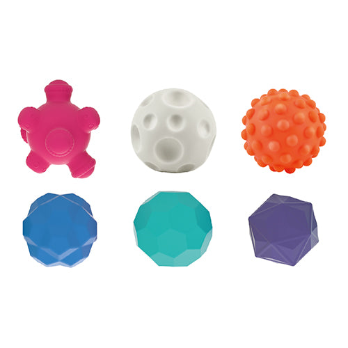 BabyOno Sensory Cube Box met 6 sensorische ballen, educatief speelgoed vanaf 18 maanden