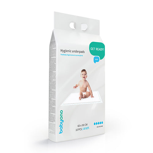 BabyOno Wegwerp Verschoonmatjes 60×90 cm – 10 stuks