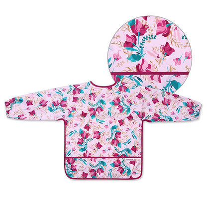 BabyOno 1477/01 – Longsleeve slab FLORAL – Waterdicht – Kruimelvak – 2–4 jaar