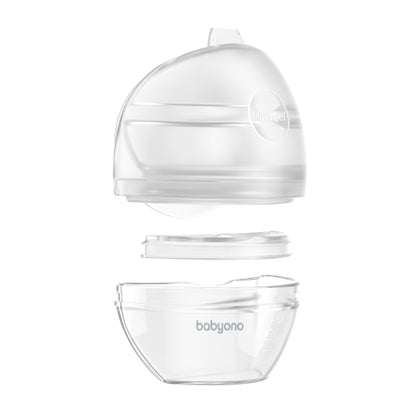 BabyOno 1400 – Borstmelk-collector & handkolf “MILK ME!” – Hands-free, discreet & compact