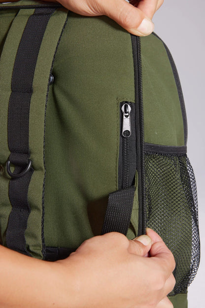 CabinFly Aircruiser Hybrid Reistas met Wielen – 40×30×20 cm – Handbagage Rugzak voor Reizen met Baby