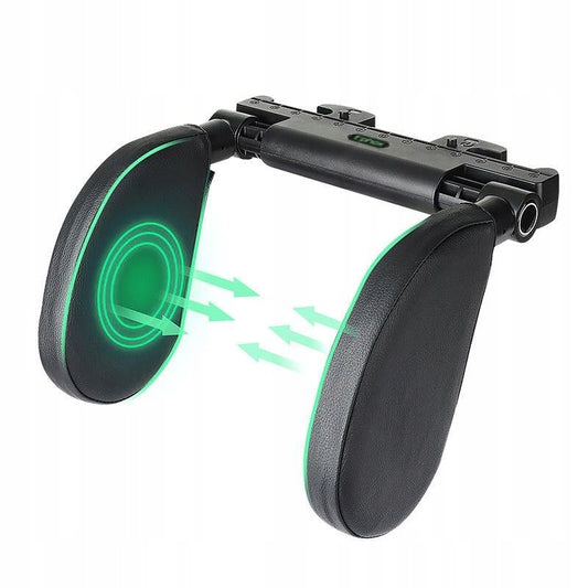 T-Phox Auto Hoofdsteun voor Kinderen – Verstelbare Hoofdsteun voor Autostoel – Memory Foam – Zwart