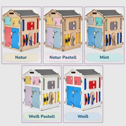Speelhuis met 6 activiteitenborden, Natura - 7