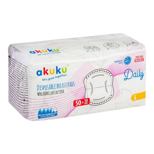 Akuku Zoogkompressen Daily 60 stuks
