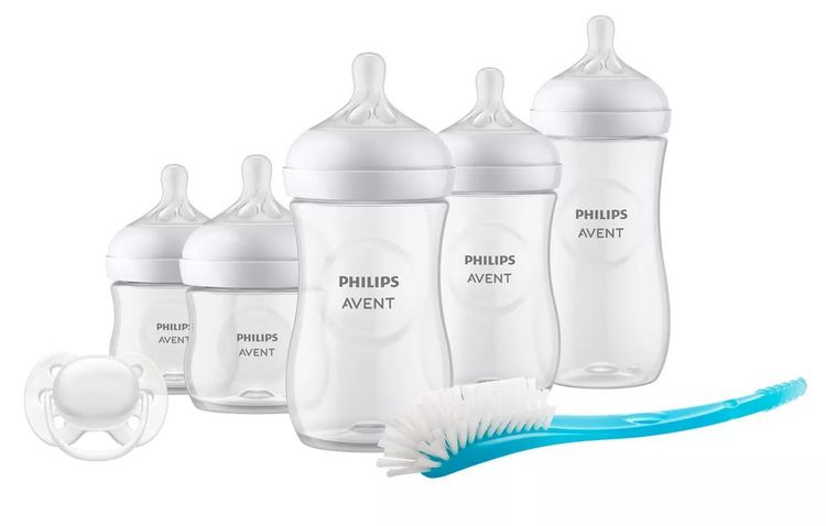 Philips Avent Natural Response set van 5 glazen babyflessen (SCD838/12)