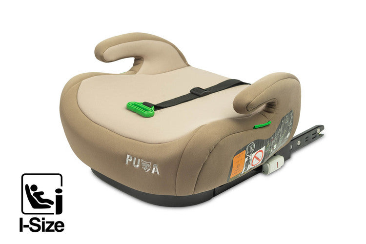 Caretero Puma i-Size zitverhoger 125-150 cm met ISOFIX Beige