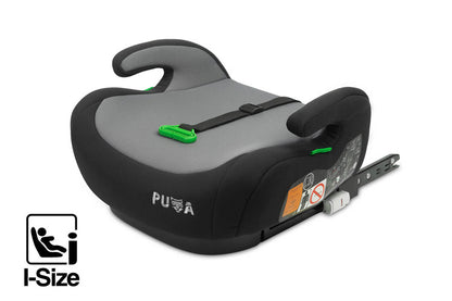 Caretero Puma i-Size zitverhoger 125-150 cm met ISOFIX Zwart