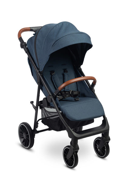 Caretero Elma buggy 0-4 jaar, met regenhoes en voetenzak Jeansblauw