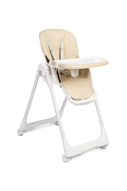 Caretero Megalo kinderstoel 6 maanden - 3 jaar, 9 hoogtestanden, afneembaar dubbel blad Beige