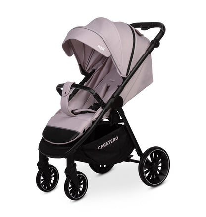 Caretero Agil buggy 0-4 jaar, verstelbare rugleuning en duwstang Smoky