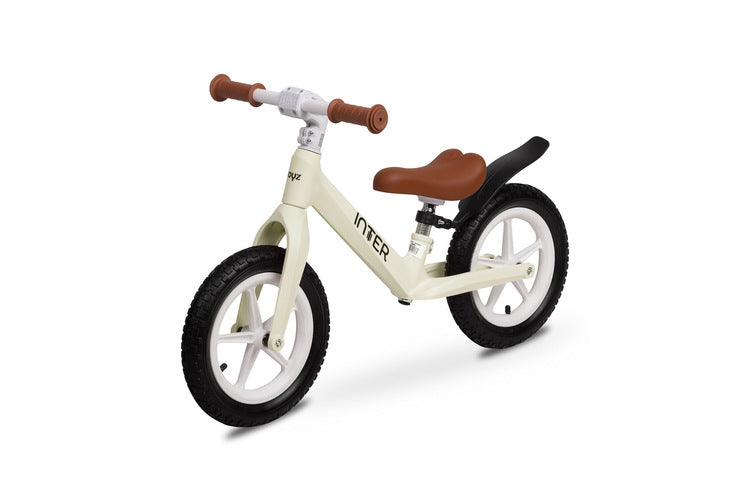Toyz Inter loopfiets 3-6 jaar met EVA-wielen en verstelbaar zadel Creme