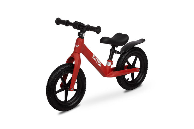 Toyz Exter loopfiets 3-6 jaar met EVA-wielen en verstelbaar zadel Rood