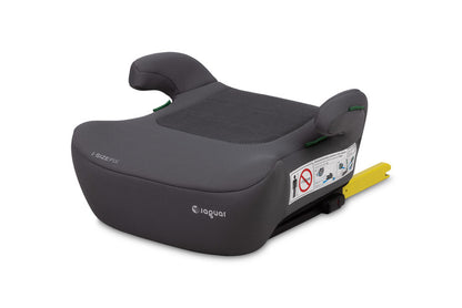 Caretero Jaguar i-Size zitverhoger 125-150 cm met ISOFIX Grafiet