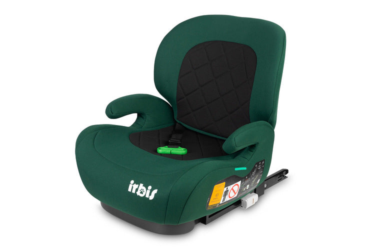 Caretero Irbis i-Size zitverhoger met verstelbare rugleuning 125-150 cm, ISOFIX Smaragdgroen