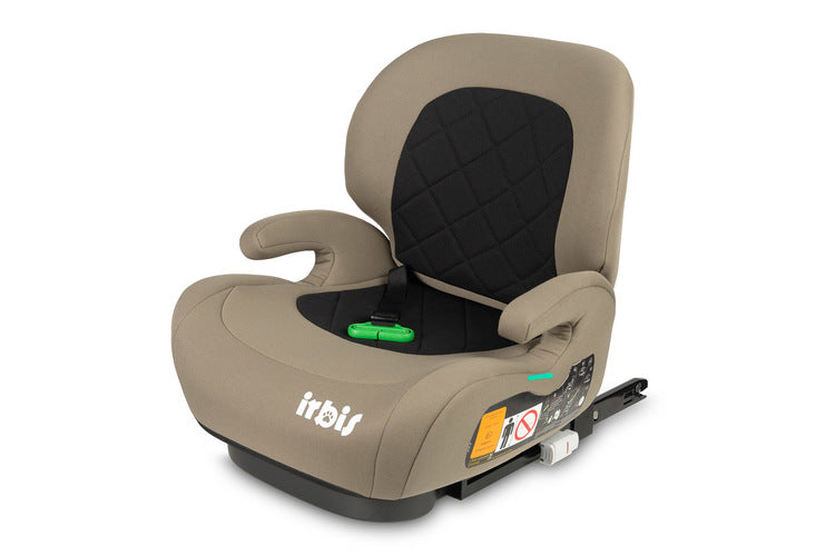 Caretero Irbis i-Size zitverhoger met verstelbare rugleuning 125-150 cm, ISOFIX Beige
