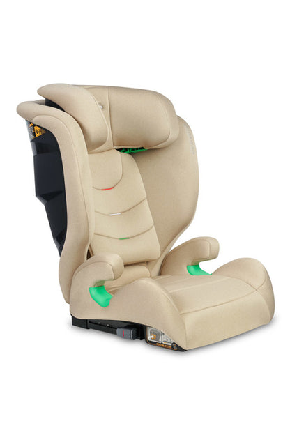 Caretero Nimbus i-Size autostoel 100-150 cm, 4-12 jaar, ISOFIX, 2-in-1 Camel