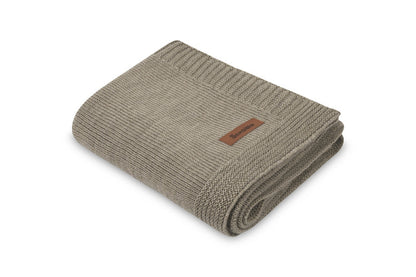 Sensillo babydeken 100% merinowol 90 x 75 cm, melange Donkerbeige