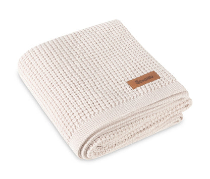 Sensillo babydeken 100% merinowol 90 x 75 cm, effen Lichtbeige
