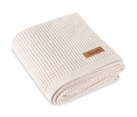 Sensillo babydeken 100% merinowol 90 x 75 cm, effen Lichtbeige