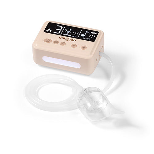 BabyOno Soffio elektrische neusreiniger met 9 zuigstanden, LED-nachtlampje en USB-C
