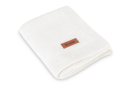Sensillo babydeken 100% merinowol 90 x 75 cm, Duna reliëf Creme