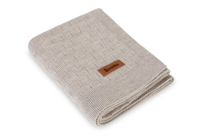 Sensillo babydeken 100% merinowol 90 x 75 cm, Duna reliëf Lichtbeige