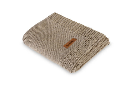 Sensillo babydeken 100% merinowol 90 x 75 cm, melange Bruin