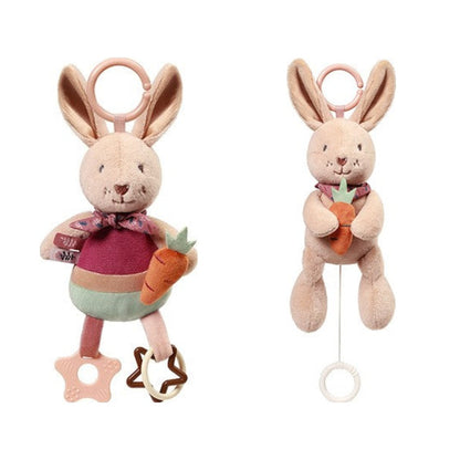 Rabbit Karo set: hangspeeltje en muziekknuffel