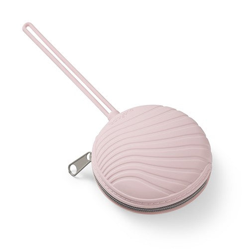 Siliconen speendoosje met rits, Roze