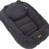 Soosie - Babynestje Teddy- Veilig en Comfortabel - Grijs Teddy Katoen - Knusse Slaapplek voor je Baby