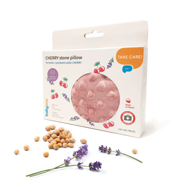 Baby Ono Cherry Pittenzak Roze met Lavendel - Afbeelding 3